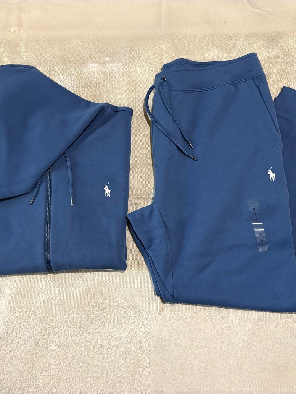 Polo by Ralph Lauren Men’s Navy Blue Jogger & Hoodie Combo Set Men’s XL